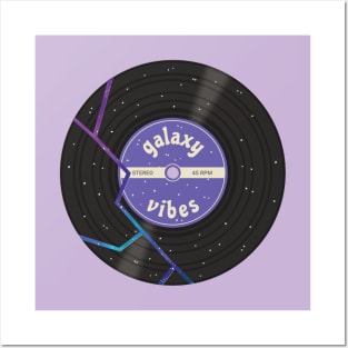 Galaxy Vibes Vinyl Record Posters and Art